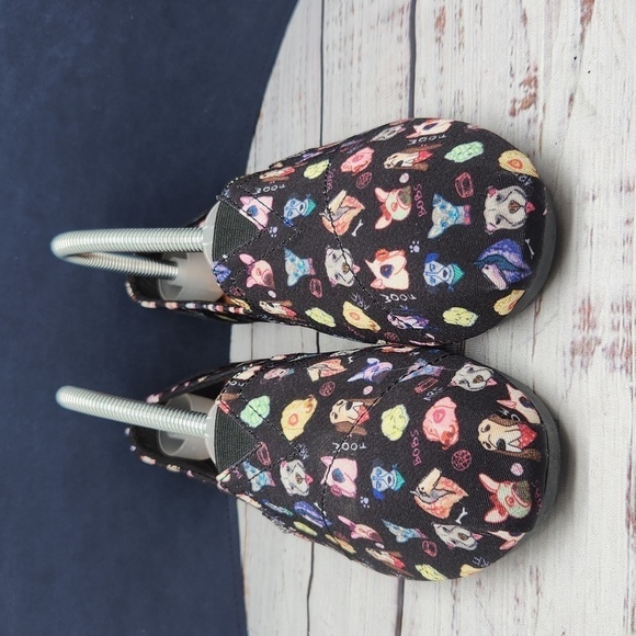 Bobs Skechers | EUC Posh Pup Loafers Dogs Black‎ Size 8 - Picture 3 of 9